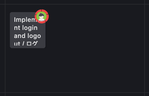 A ring on each assignee icon shows how long a card has been sitting